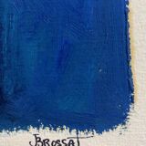 Painting "The Fauna" HSP by J.M. Brossat (born in 1946)