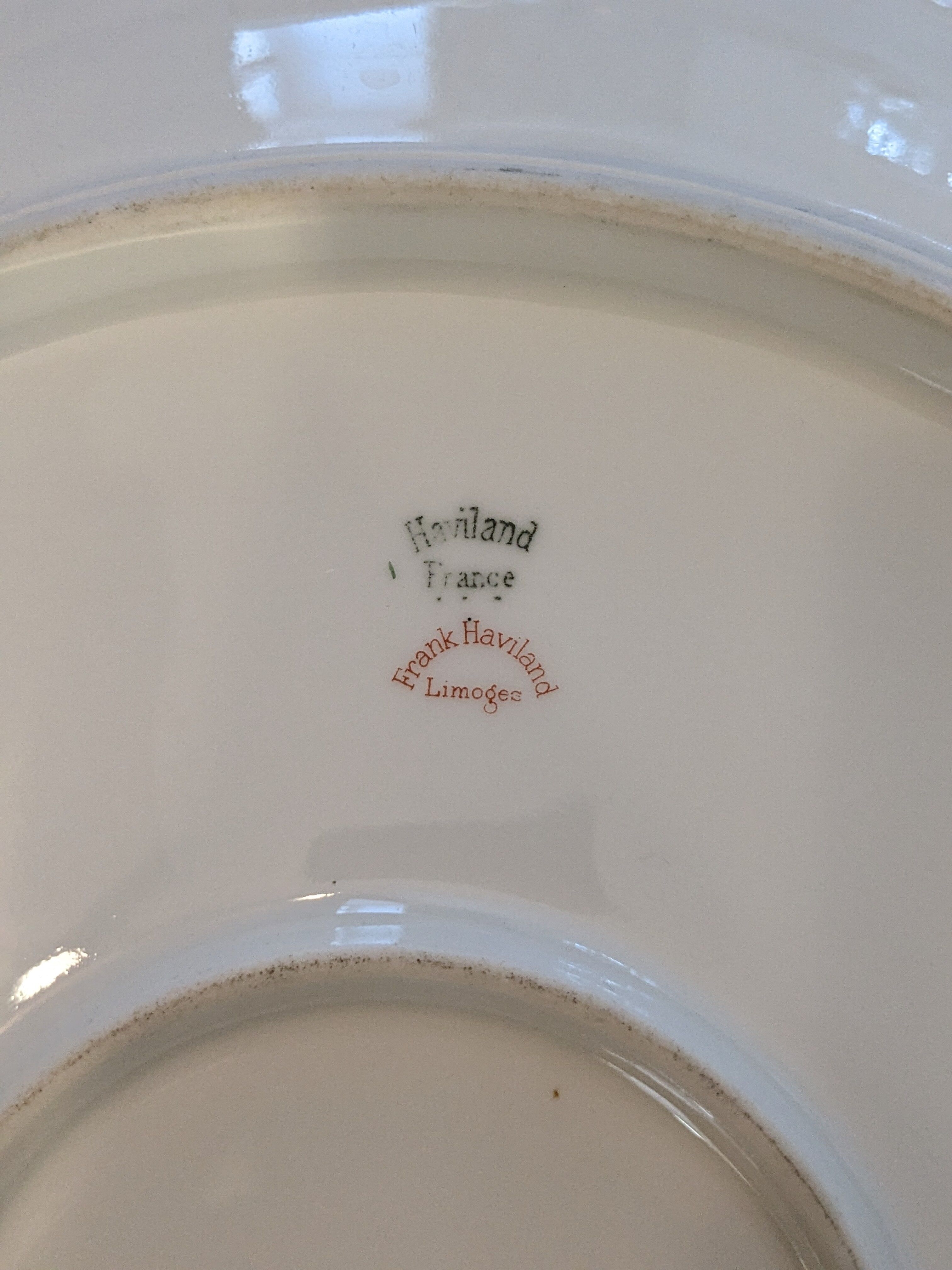 Round dish vintage haviland