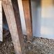 Antique solid wood workbench