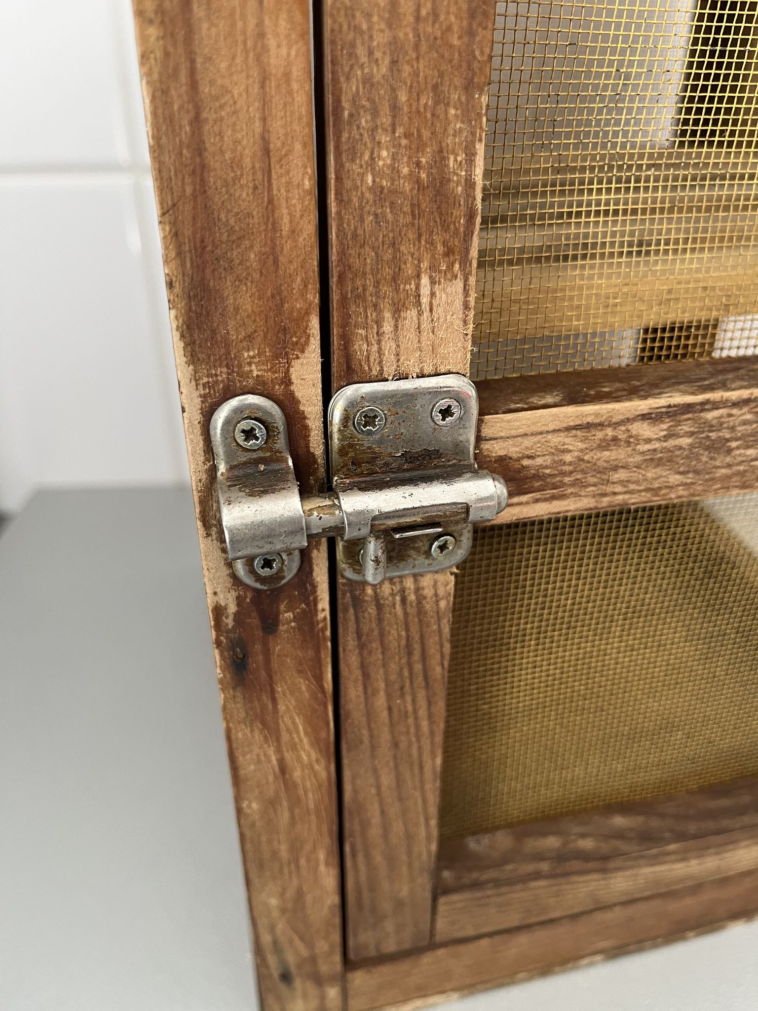 Old wooden pantry
