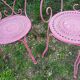 Set 2 fauteuils+2 chaises Fermob fer forgé ancien(ne)s