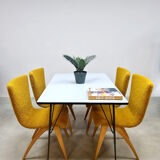 Vintage Dutch design dining chairs 'C.J. van Os' Culemborg