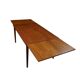 Table à manger extensible en teck, années 1960