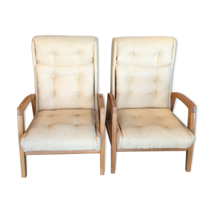 Paire de fauteuils steiner
