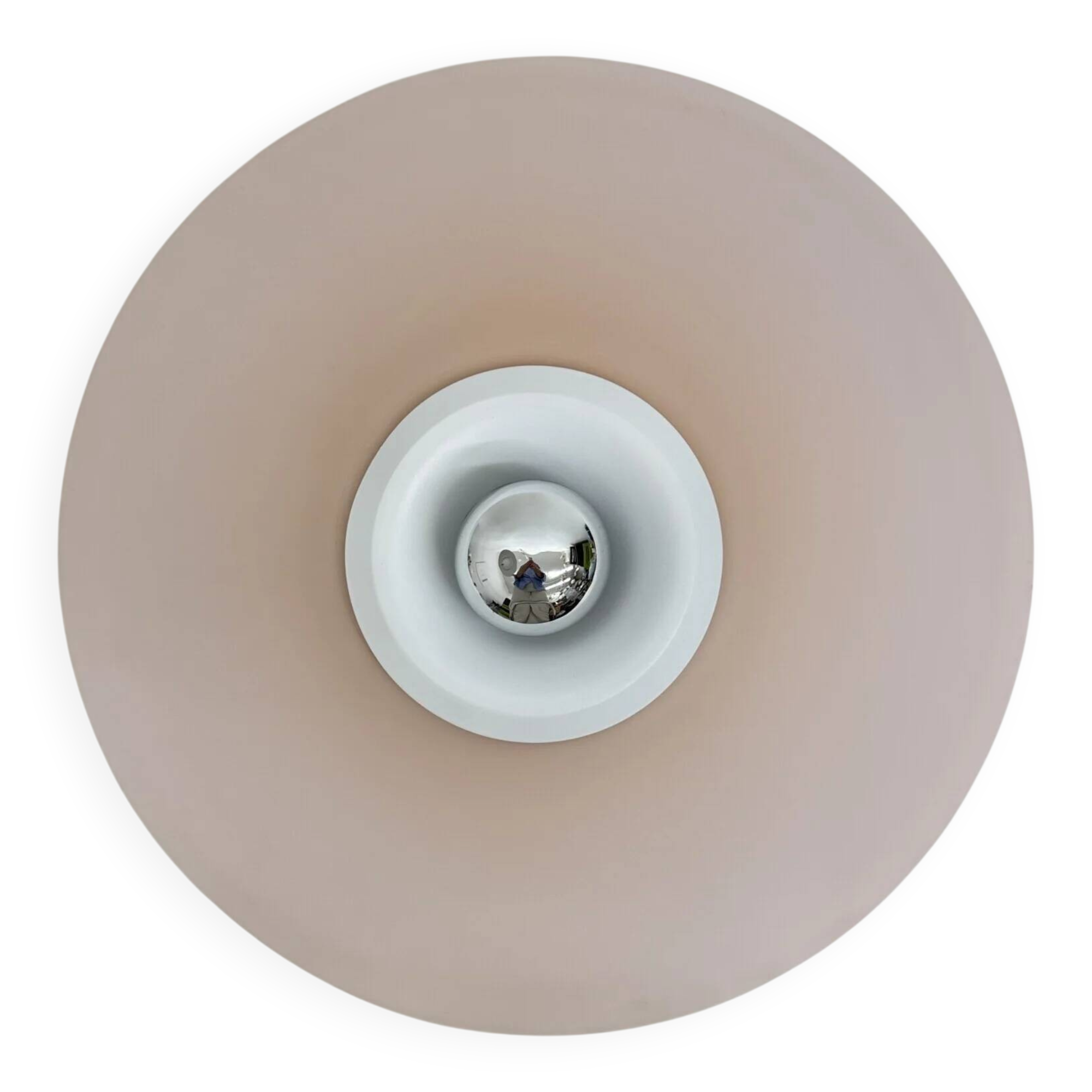 Postmodern Italian pink glass wall lamp, 1980s