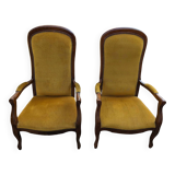 Voltaire armchairs