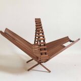 50s scandinavian foldable fruit basket