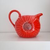 Dahlia flower carafe in slip