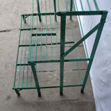 Porte plante ancien en métal riveté