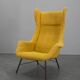 Fauteuil en fibre de verre par Miroslav Navratil, Tchécoslovaquie, 1960