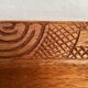 Tray in solid exotic wood