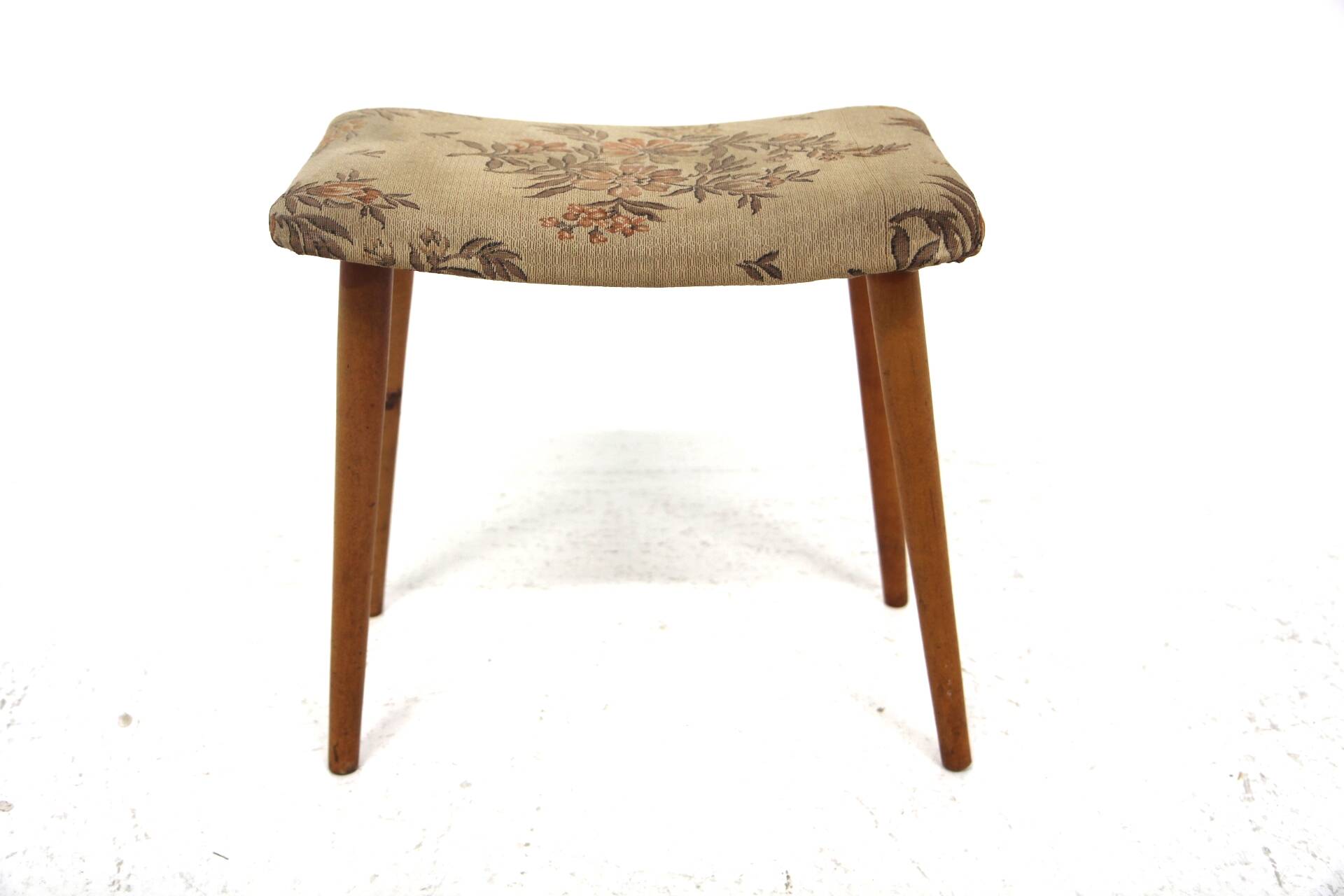 Scandinavian beech stool, Sweden, 1960