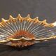 Crystal and gold centrepiece Royal Crystal of Bayel 1950