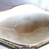 Ancien plat /légumier de table avec saucière, vaisselle vintage début 20e