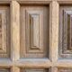 Solid oak buffet – Spanish brutalist style, 1960s