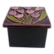 Mithé Espelt - coffret à bijoux '' Tulipes '' en céramique émaillées -1965