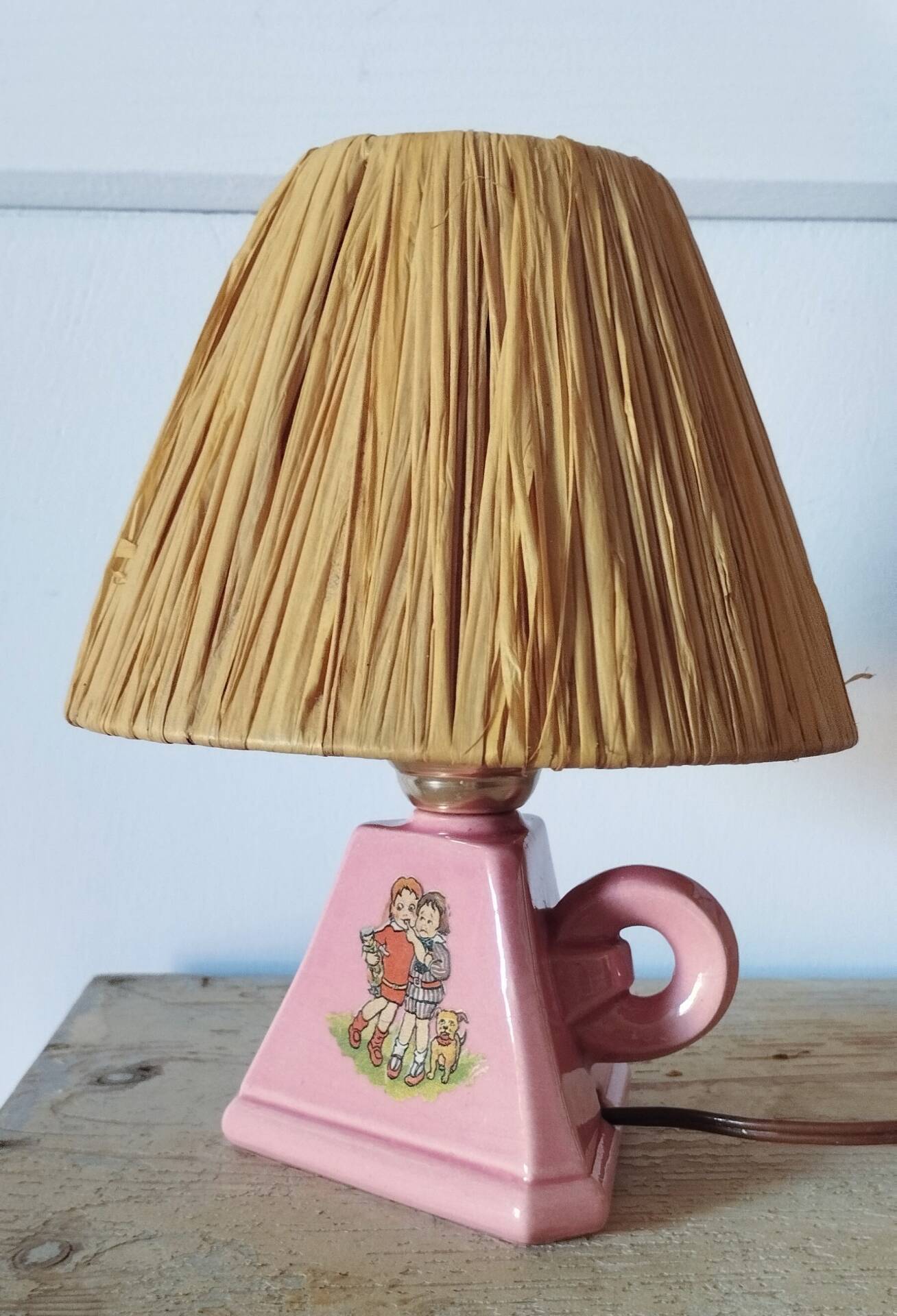 Lampe de chevet enfant 1950