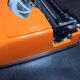 Machine à écrire Underwood 130 orange/vermillon