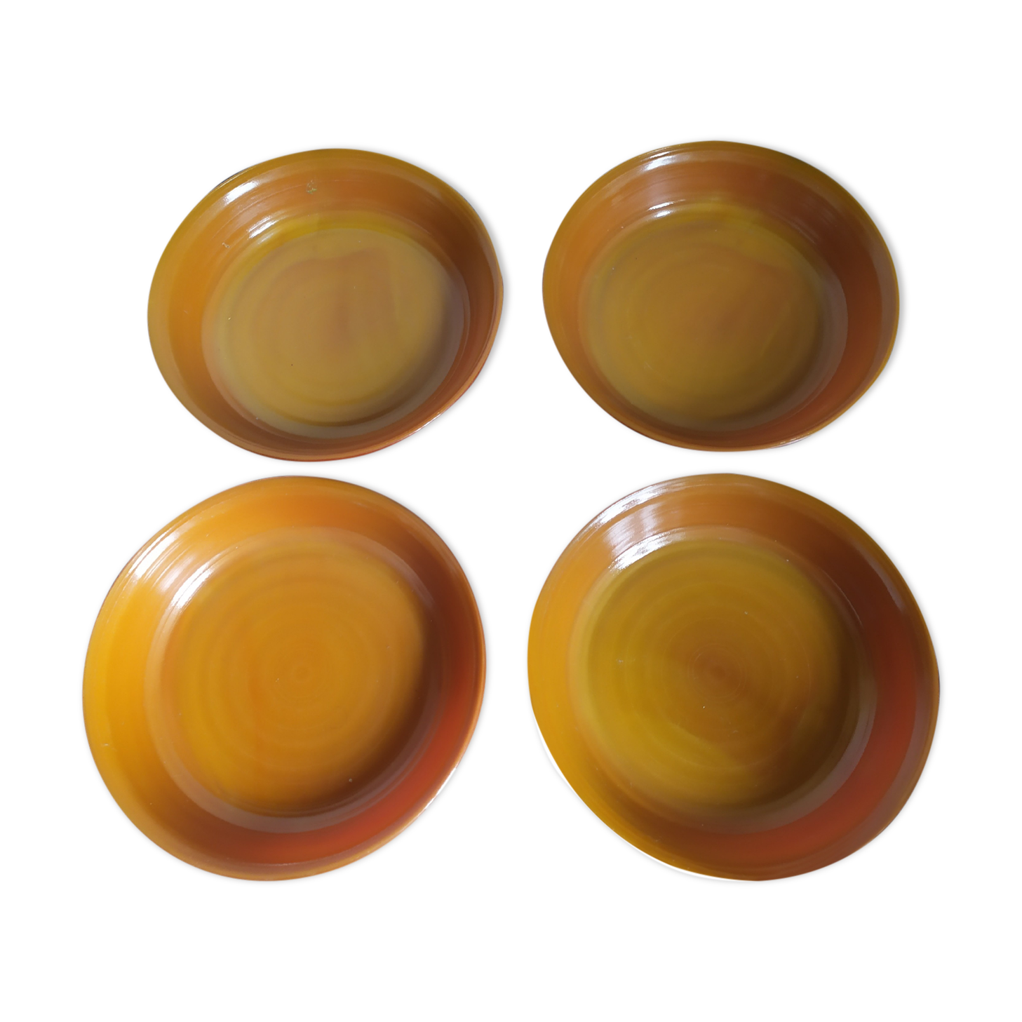 4 hollow plates arcopal volcano model