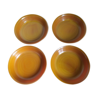 4 hollow plates arcopal volcano model