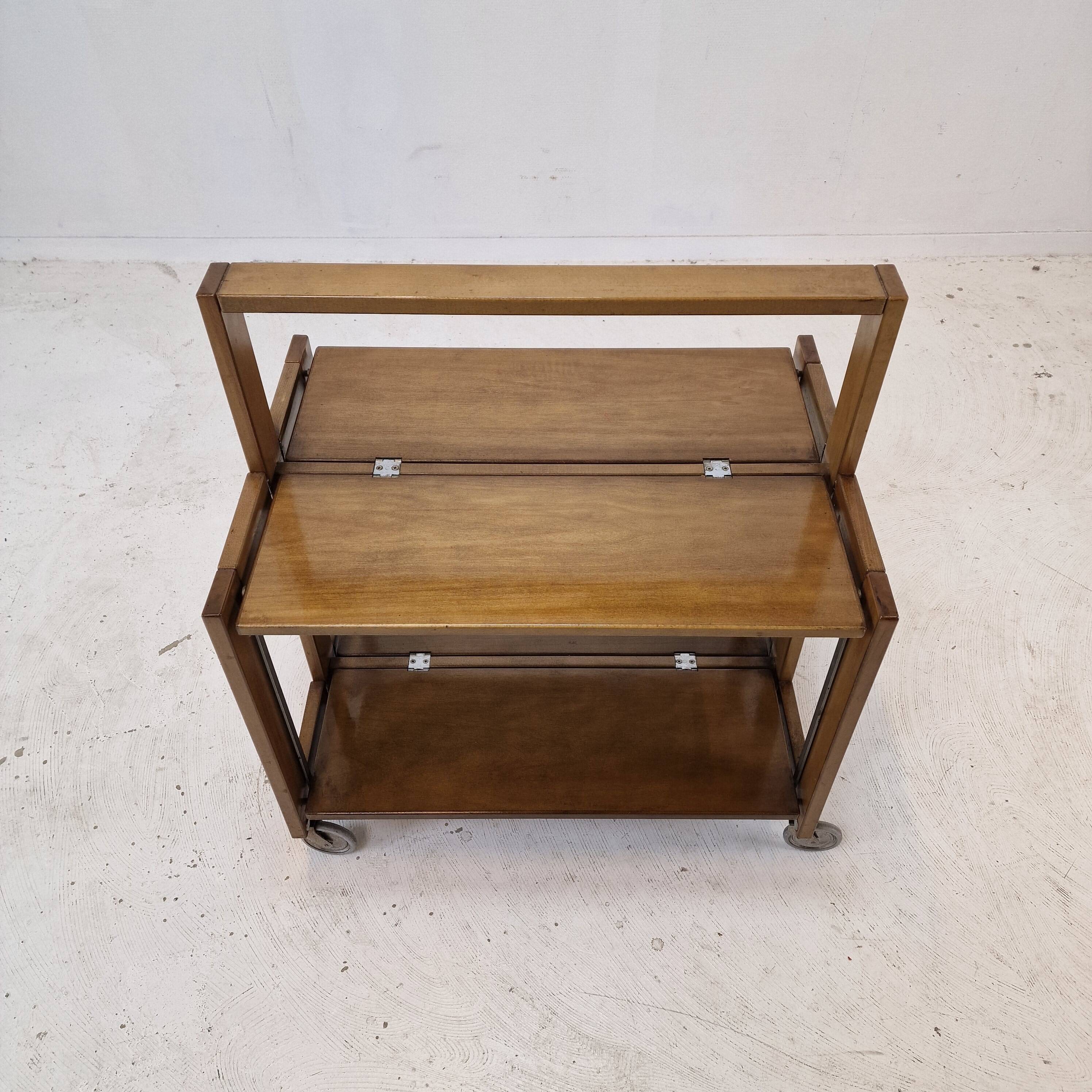 Italian Folding Trolley by Carrello Tobia for Ciatti Brevettato, 1960's