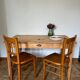 Table de ferme en bois brut