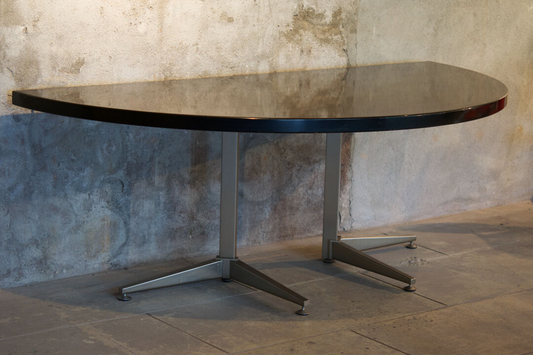 Large round conference table xxl design 1970'
