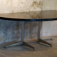 Large round conference table xxl design 1970'