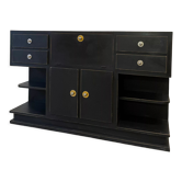 Black living room furniture