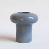 Vintage blue ceramic vase