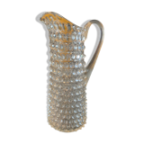 Bohemian crystal pitcher