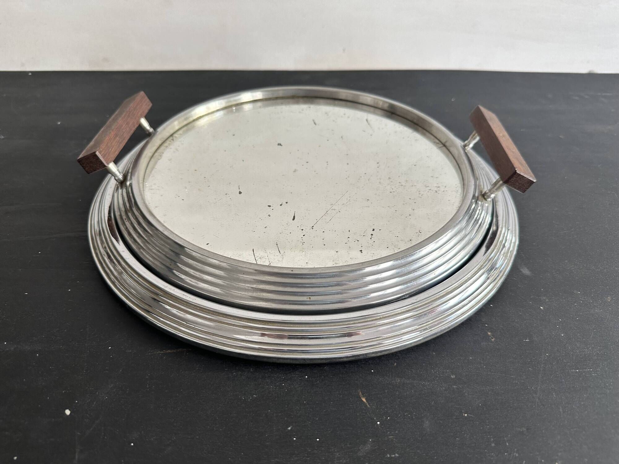 Nested mirror trays Art Deco 1930s