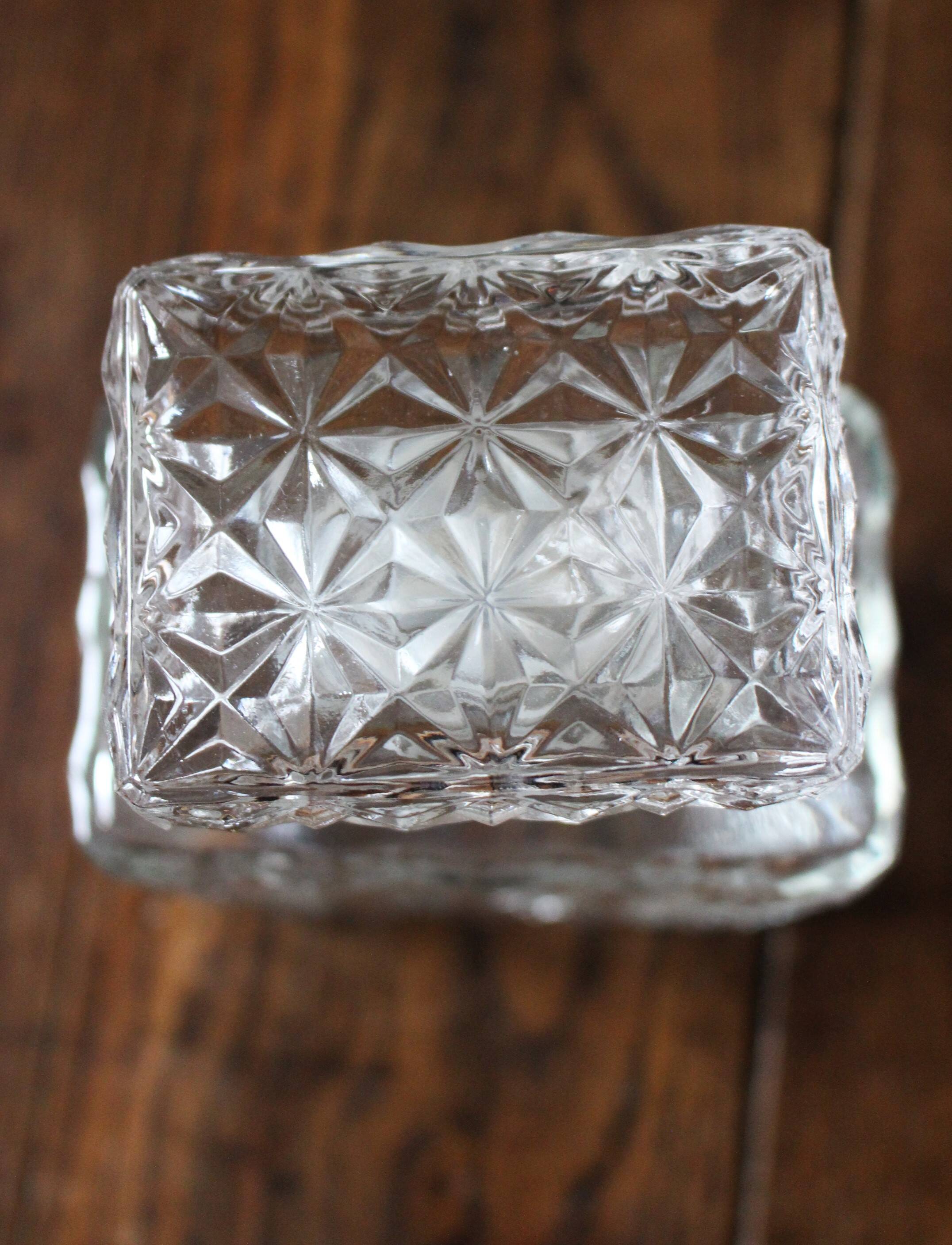 Carafe à whisky en cristal étoiles années 80