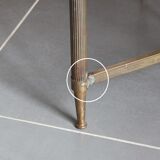 Green marble coffee table