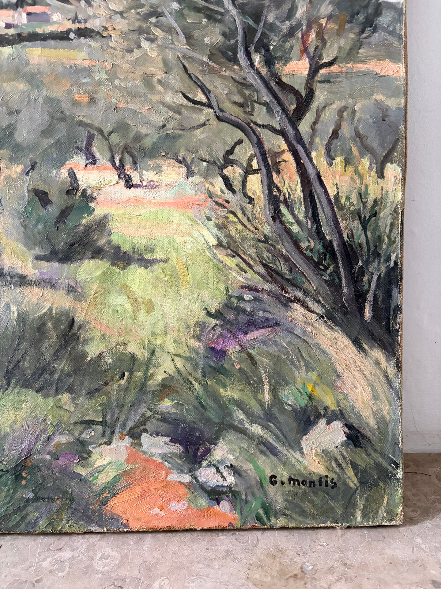 Paysage de Provence, signé Guy Montis (1918-1976)