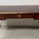 Louis XVI flat desk in mahogany veneer and rosewood, 18th century.