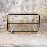 Michel Dumas plexi side table for Roche Bobois, 1970