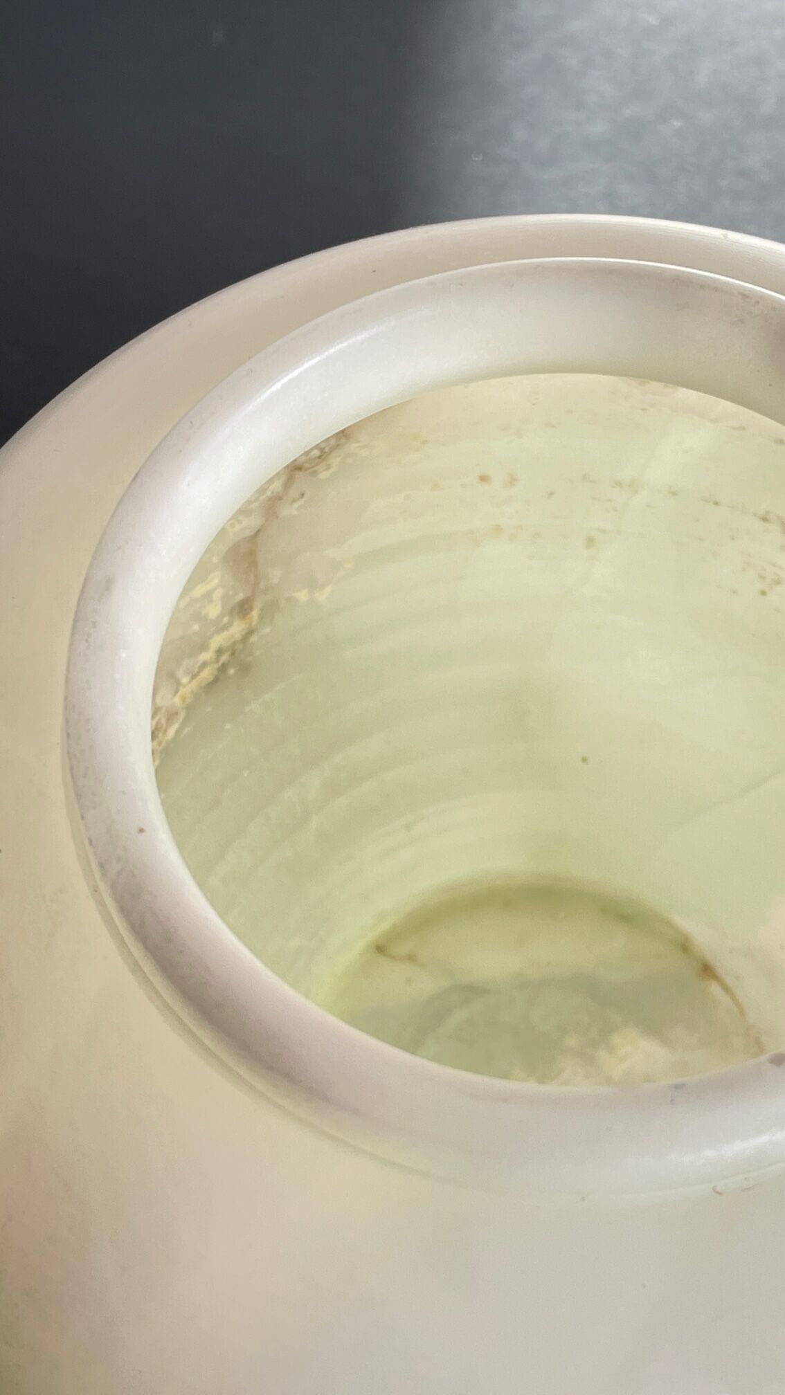 Vase shaped marble marble design 70s