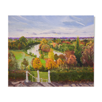 Tableau ancien Richmond Terrace, en début de soirée