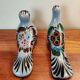 Paires de Colombes en Céramique Mexicaine Tonala