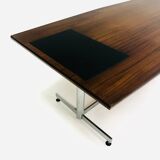 Mid Century Danish Rosewood Writing Desk or Conferance Table, 1970s.