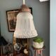 Frosted pressed molded glass suspension