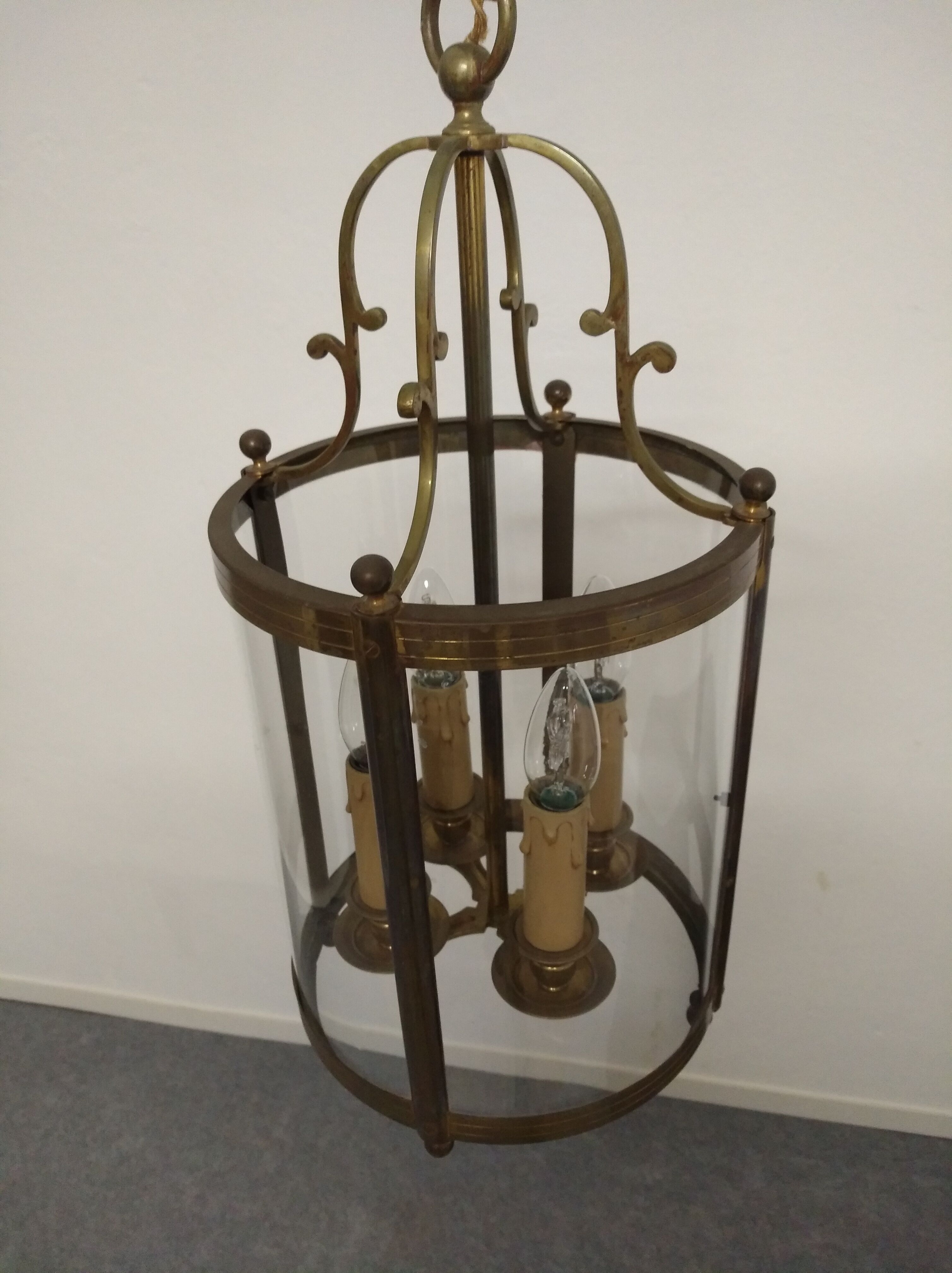 Brass vestibule lantern