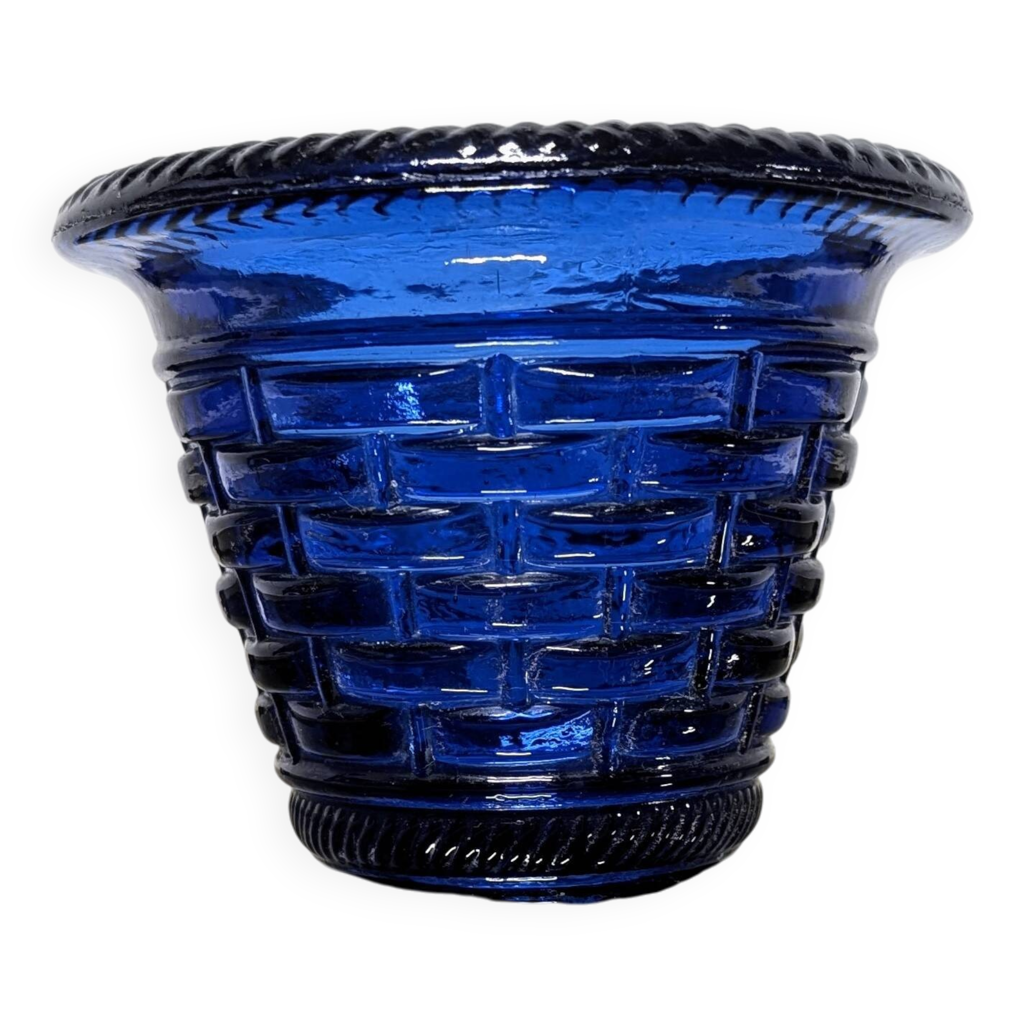 Vintage cobalt blue vase
