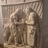 Plaster bas-relief