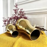 Paire de vases en laiton