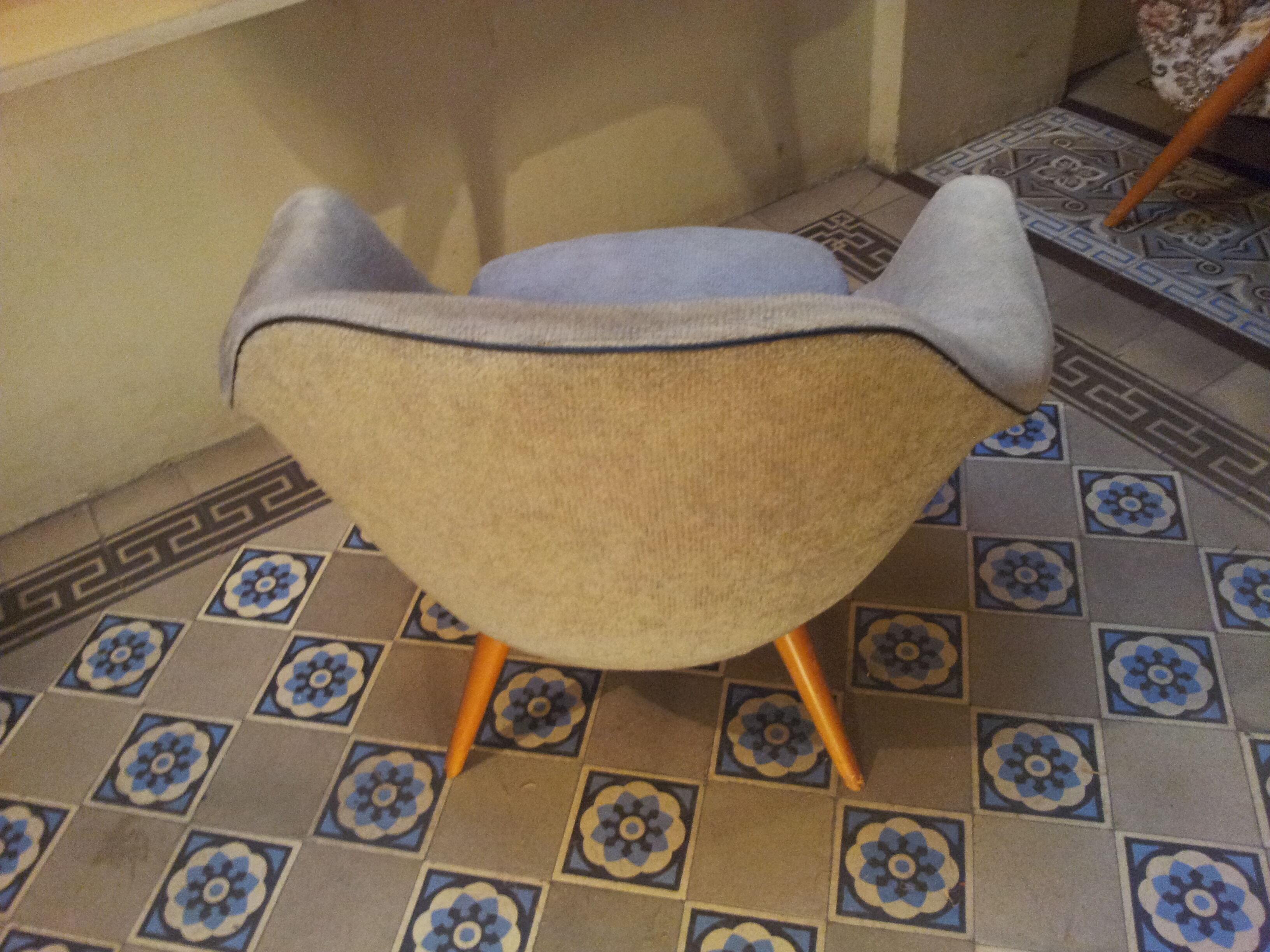 Cocktail couch 50 60 organic egg WOMB years Danish