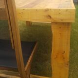 Table bois esprit palettes