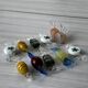 10 porte couteaux bonbons verre de Murano Pop Art
