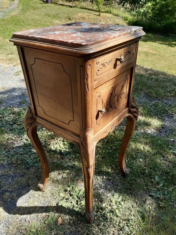 Antique bedside table
